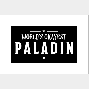 World's Okayest Paladin Roleplaying Addict - Tabletop RPG Vault Posters and Art